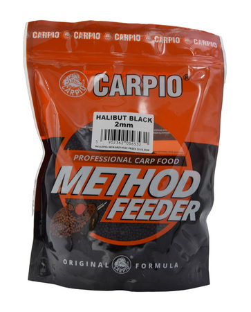 Pellet Carpio 2mm 700g Halibut Czarny